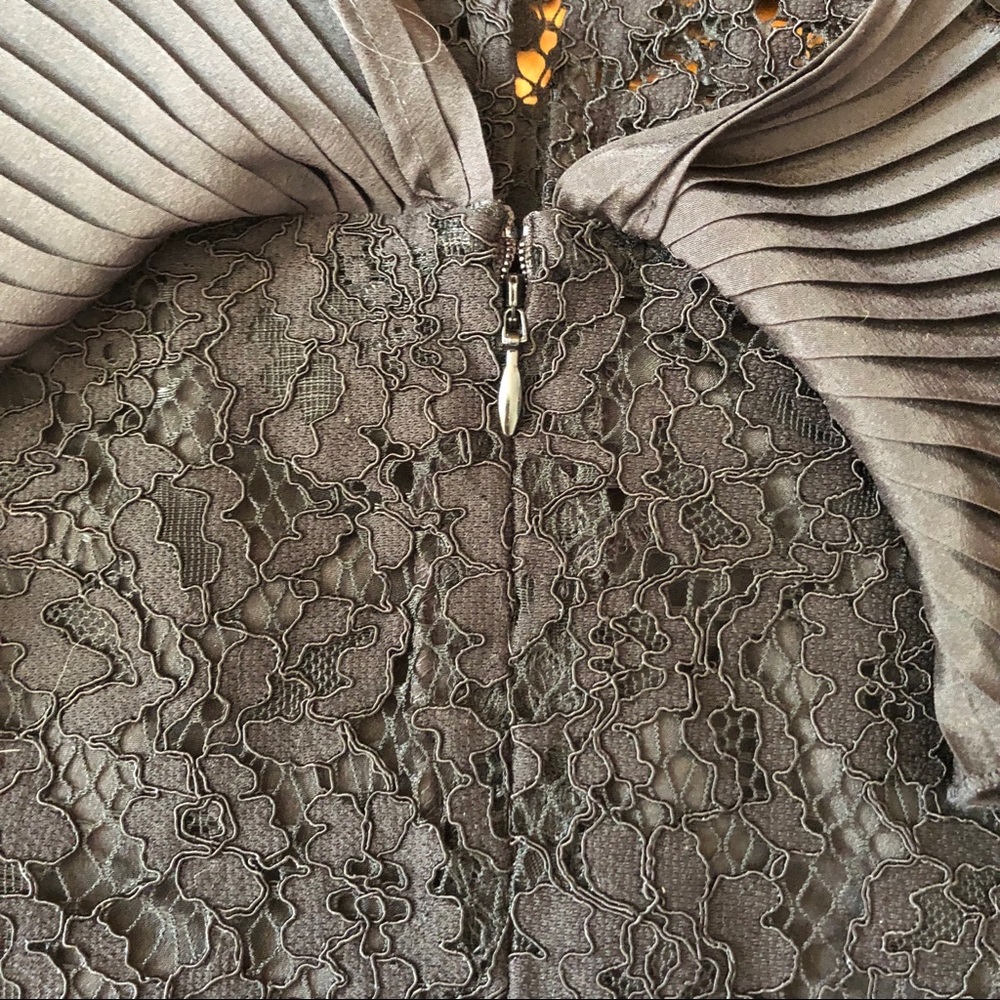 J. Crew Black Lace and Pleated Top NWOT - Picture 4 of 5